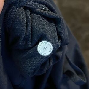 Size 6 Lululemon Leggings Navy Blue